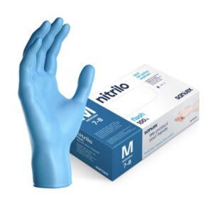 Guantes de nitrilo desechables